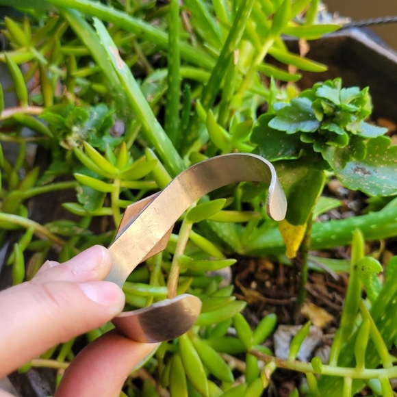 Vintage 1960s-1970s Silver & Copper Bracelet - Picture 4 of 11
